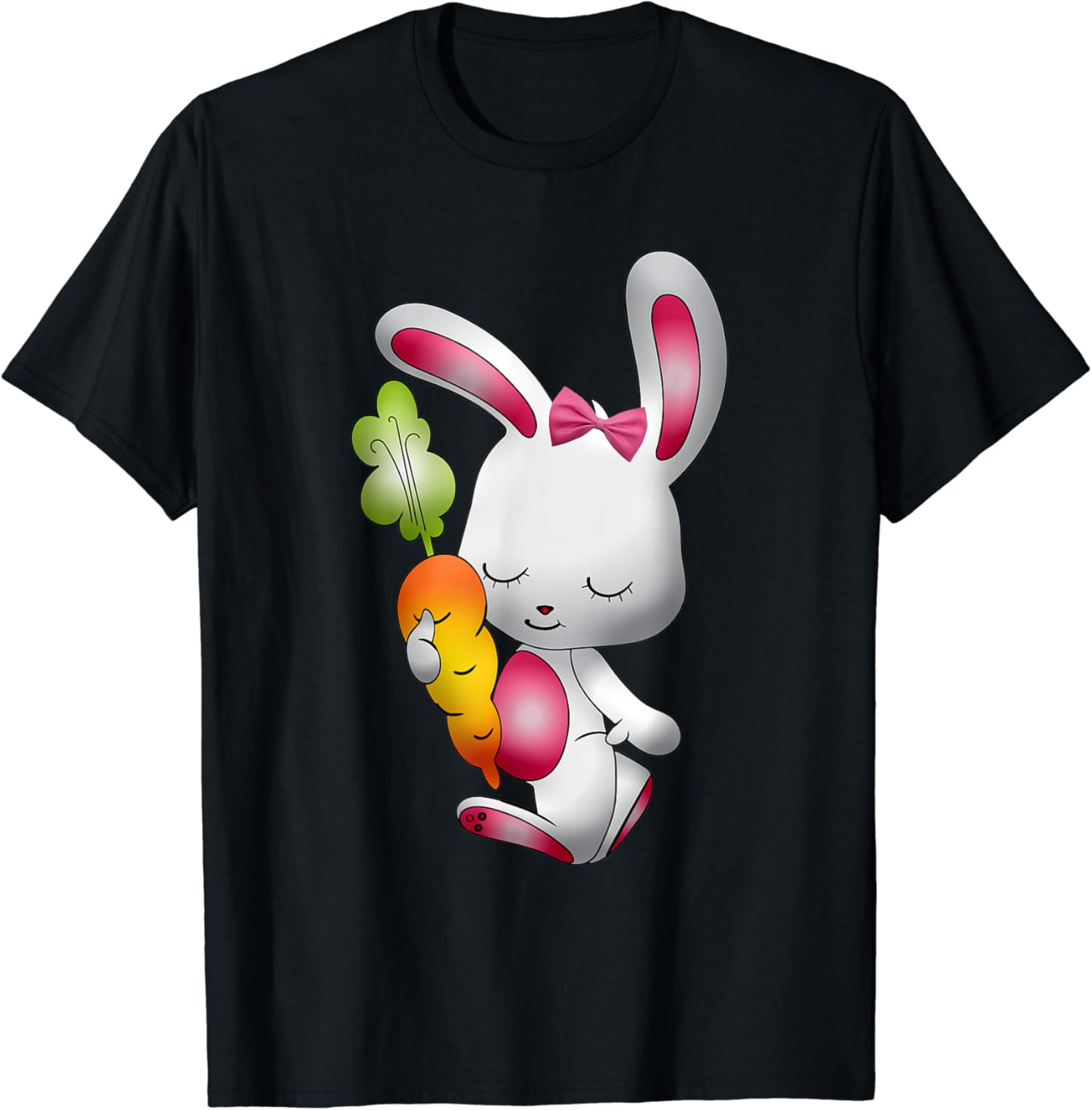 Cute Bunny Rabbit TShirt Amazon.co.uk Fashion